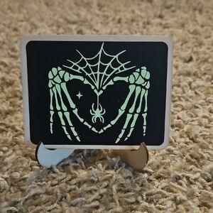 Hand Crafted Glow In The Dark Small Chalkboard Sign